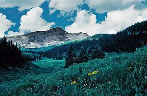 Nebo ridge from La Garita.